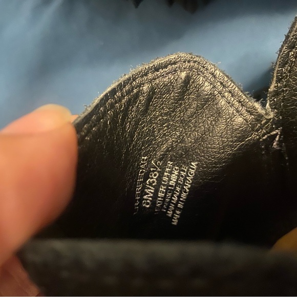 Lucky Brand Freedah Fringe Black Booties - Picture 7 of 7